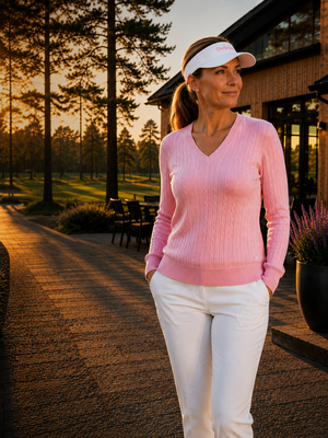 Golftröja Dam Daily Sports Madelene Rosa
