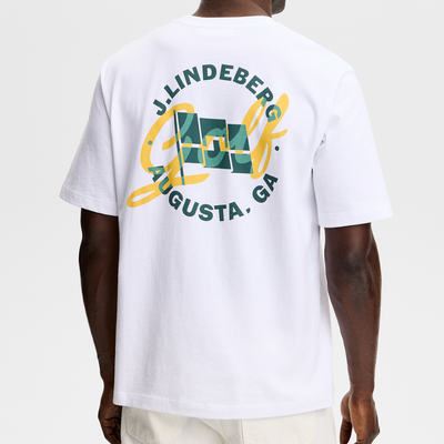Golf T Shirt J Lindeberg Parcie Tour Tee I Vit