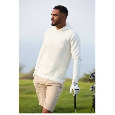 Golf hoodie Puma CloudSpun Fleece Vit
