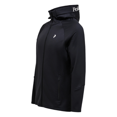 Golf hoodie Peak Performance Rider Zip Hood Herr Svart