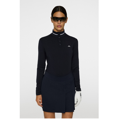 J Lindeberg Golf Herta Long Sleeve Polo dam Navy