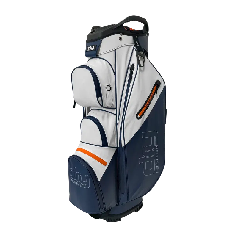 Vattentät Golfbag Dry Performance C9 Cartbag Navy/Vit/Orange