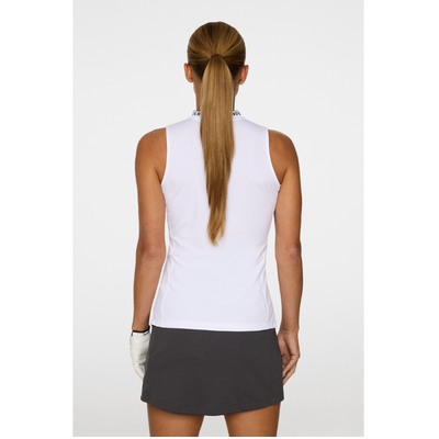 J Lindeberg Golf Leya Sleeveless Top Vit