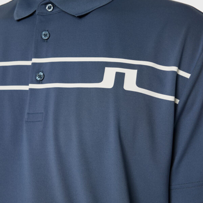 J Lindeberg Golf Klas Golfpiké Herr Vintage Indigo