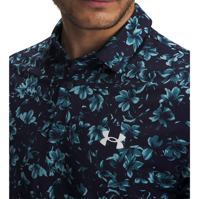 Golfpiké Under Armour Matchplay Printed Polo Grön