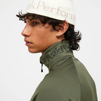 Peak Performance Rider Zip Jacket Herr Pine Needle