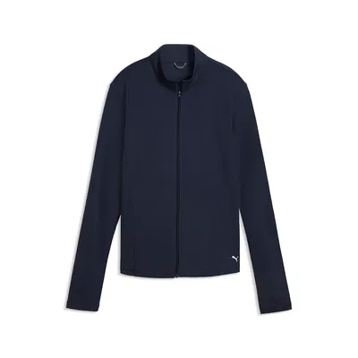 Puma Pure Textured Full Zip Jacket Dam Navy