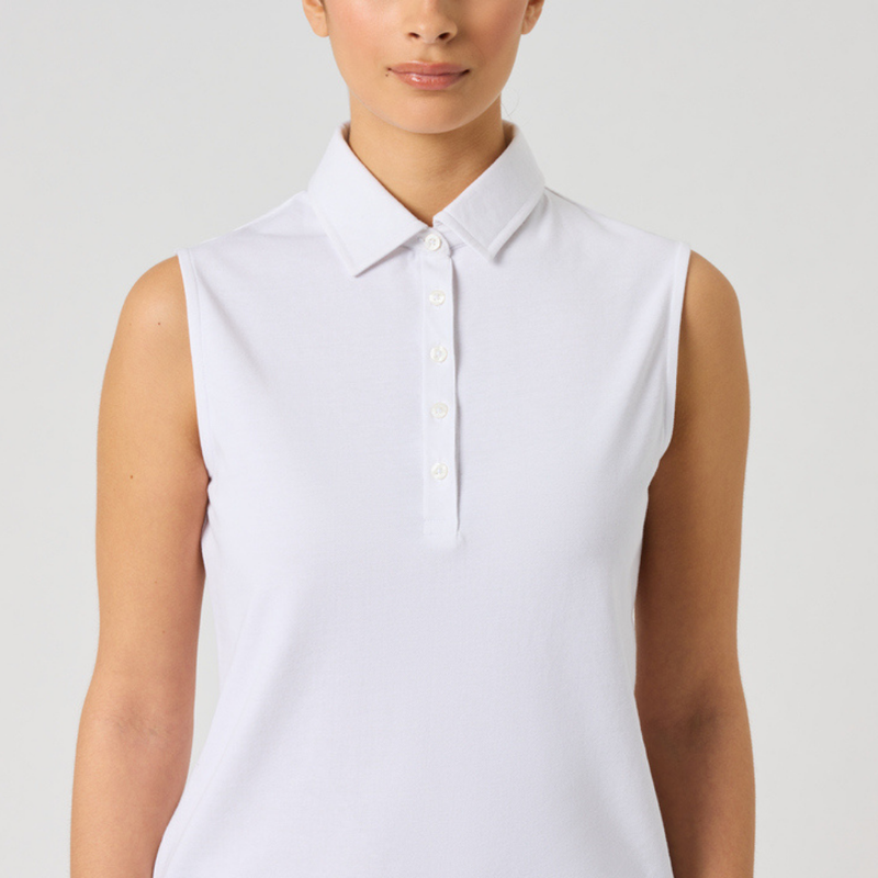 Ärmlös Golfpiké Daily Sports Fairway SL Vit