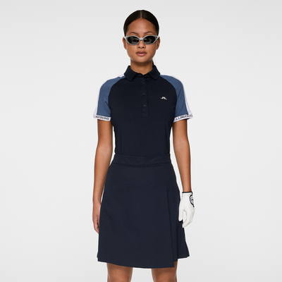 Golfpiké dam J.Lindeberg Priya Navy