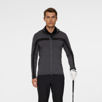 J.Lindeberg Jarvis Mid Layer Herr Grå/Svart
