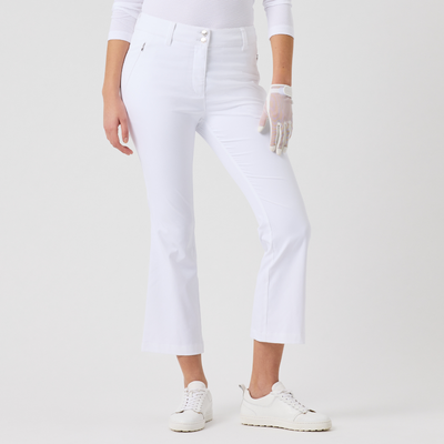 Utsvängda Golfbyxor dam I Daily Sports Flare Pants Vit