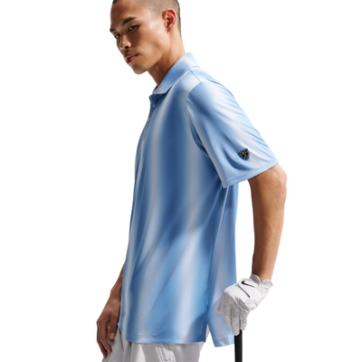 Golfpiké Nike Dri-Fit Par Polo Ombre Ljusblå