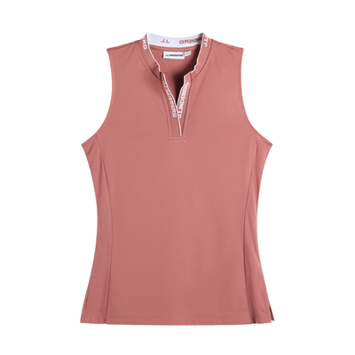 J Lindeberg Golf Leya Sleeveless Top Withered Rose