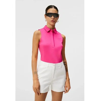 J Lindeberg Golf Dena Sleeveless Top Rose