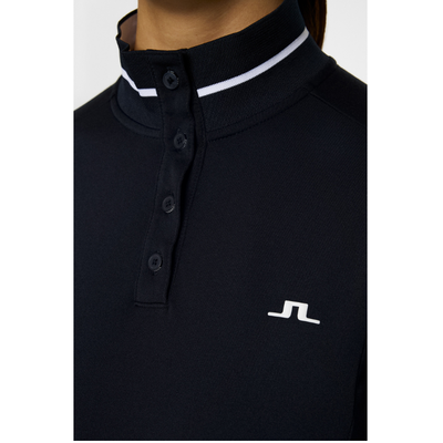 J Lindeberg Golf Herta Long Sleeve Polo dam Navy