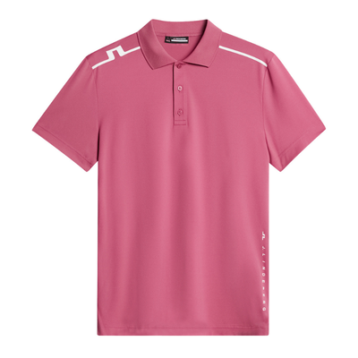 J Lindeberg Lionel Golfpiké Herr I Rose Wine