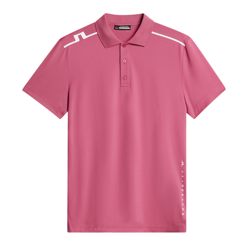 J Lindeberg Lionel Golfpiké Herr I Rose Wine