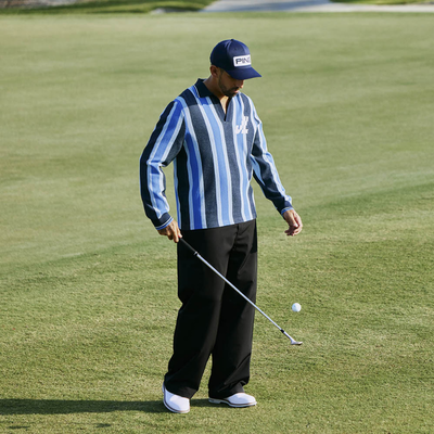 Golfbyxor J Lindeberg Devyn Straight Vent Navy