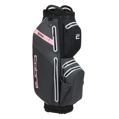 Vattentät Golfbag Cobra Ultradry 2 Cart Svart/Rosa
