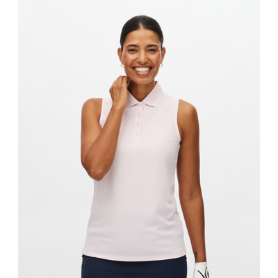 Röhnisch Golf Miriam sleeveless poloshirt Rosa