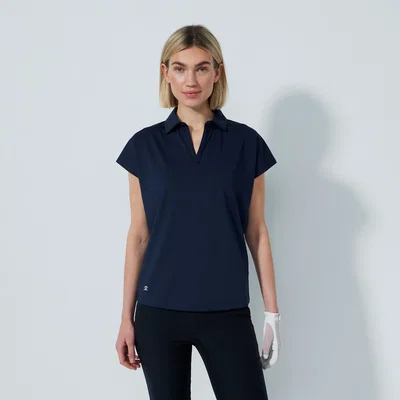 Daily Sports Bella Birdie SS Polo Navy