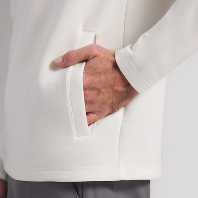 Golf hoodie Puma CloudSpun Fleece Vit