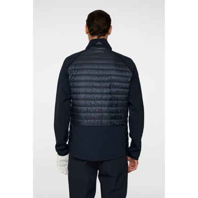 J Lindeberg Hayden Quilt Hybrid Jacket Herr Svart