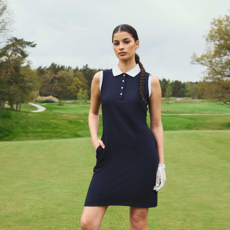 Golfklänning Daily Sports Sicaya SL Polo Dress Navy/Vit