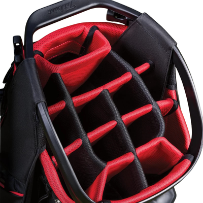 Titleist Golfbag Hybrid 14 StaDry Svart/Röd I Vattentät golfbag