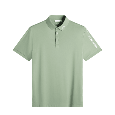 J Lindeberg Golf I Tour Tech Golfpiké Herr I Hedge Green