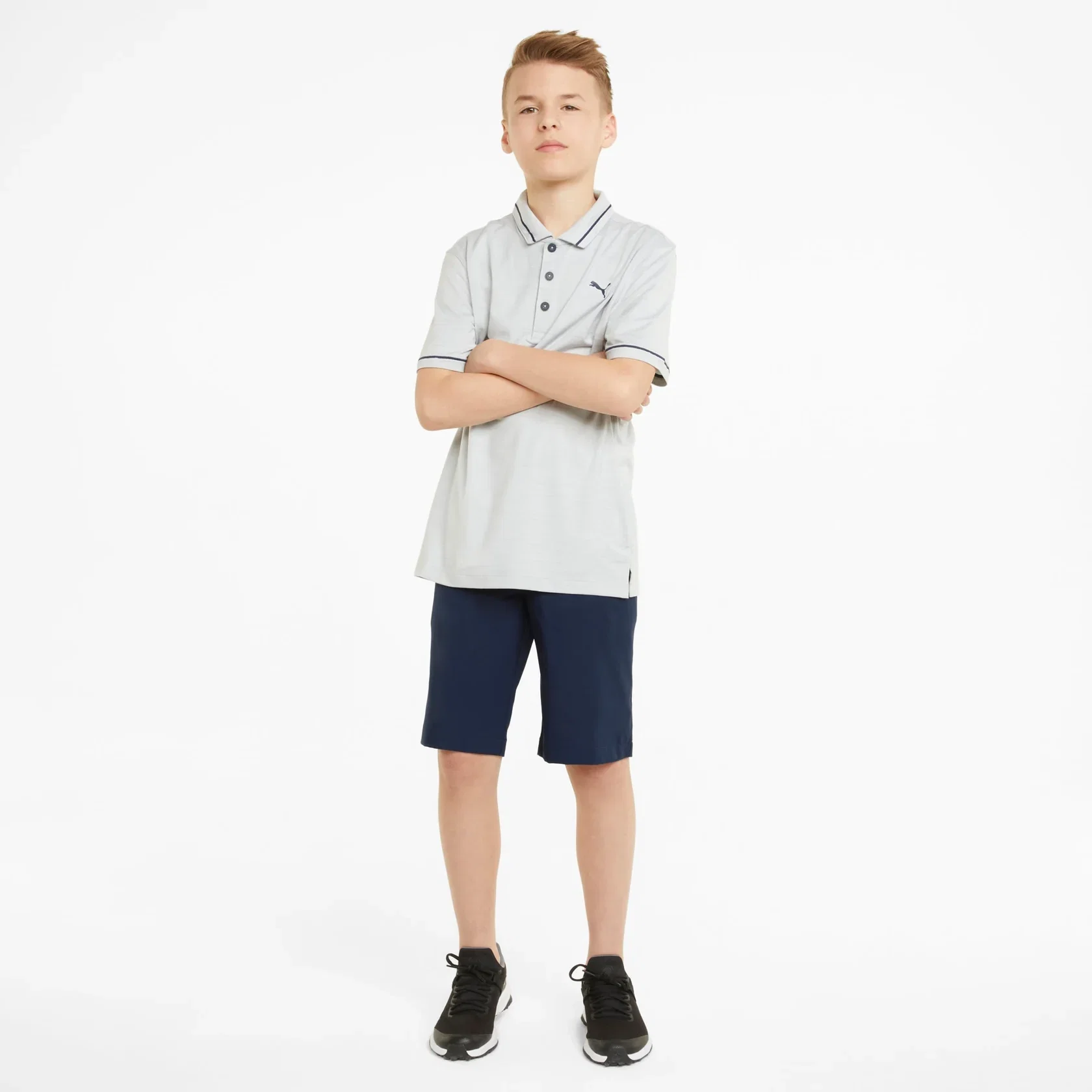 Golfshorts junior I Puma Boys Stretch Shorts Navy (152)