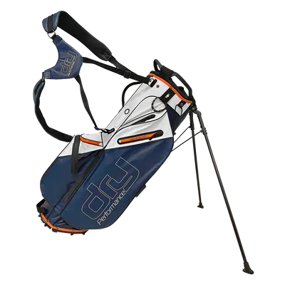 Vattentät golfbag Dry Performance Bärbag 9" Navy/Vit/Orange