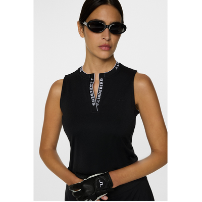 J Lindeberg Golf Leya Sleeveless Top Svart