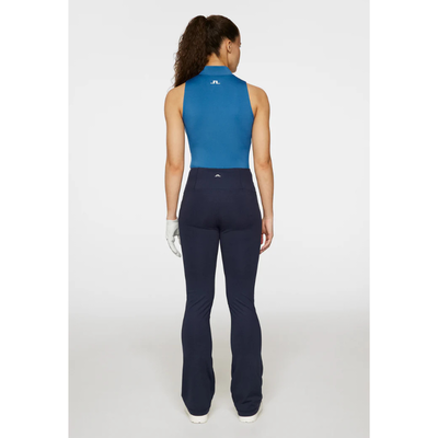 Utsvängda Golfbyxor Dam I J.Lindeberg Fiona Flared Leggings Navy