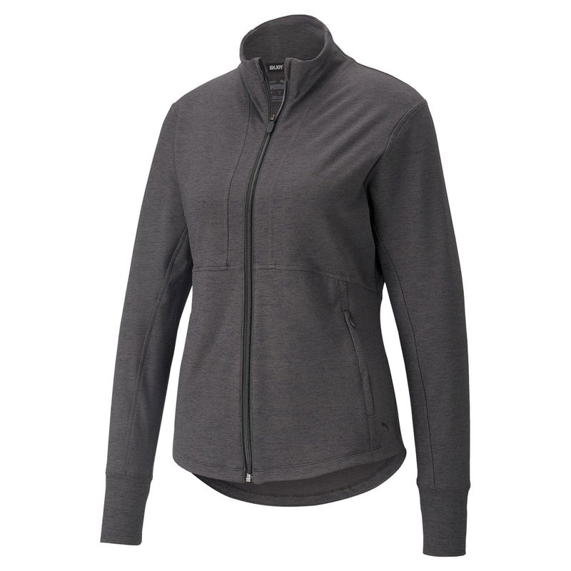 Puma Golf CloudSpun Full Zip Dam Svart