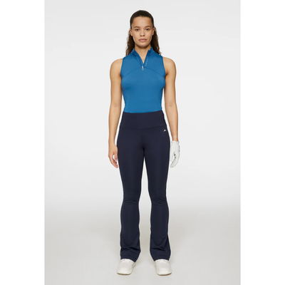 Utsvängda Golfbyxor Dam I J.Lindeberg Fiona Flared Leggings Navy