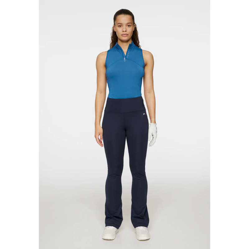Utsvängda Golfbyxor Dam I J.Lindeberg Fiona Flared Leggings Navy 12