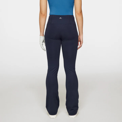 Utsvängda Golfbyxor Dam I J.Lindeberg Fiona Flared Leggings Navy