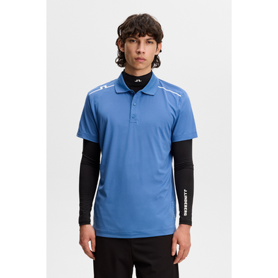 J Lindeberg Lionel Reg Fit Polo Fedral Blue