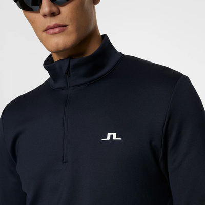 J Lindeberg Golf Aerial Quarter Zip Golftröja Herr Navy