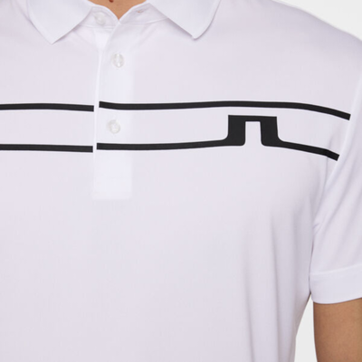 J Lindeberg Golf Klas Golfpiké Herr Vit/Svart