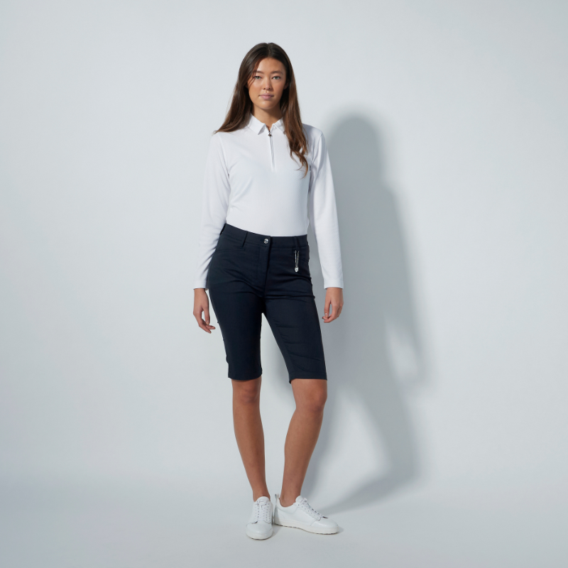 Golfshorts Dam I Daily Sports Lyric V2 Bermuda 60 cm I Svart