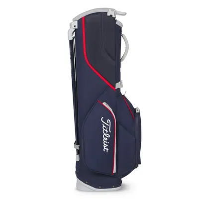 Golfbag Titleist Players S4 Navy/Röd Bärbag