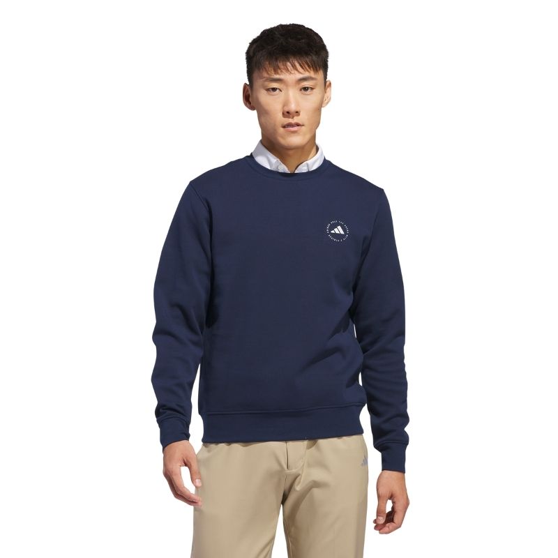 Adidas Golftröja Herr Core Rundhals Navy (M)