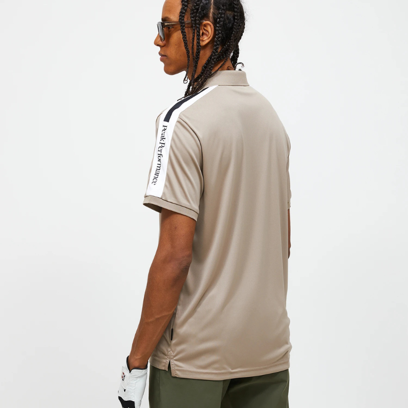 Peak Performance Golfpiké herr I Player Polo Avid Beige 6