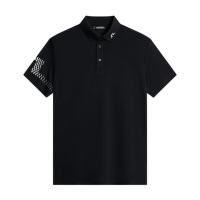 J Lindeberg Heath Golfpike Herr Svart
