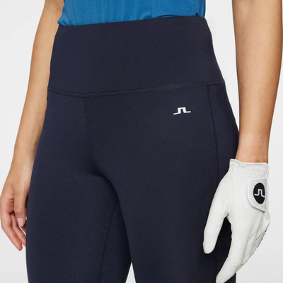 Utsvängda Golfbyxor Dam I J.Lindeberg Fiona Flared Leggings Navy