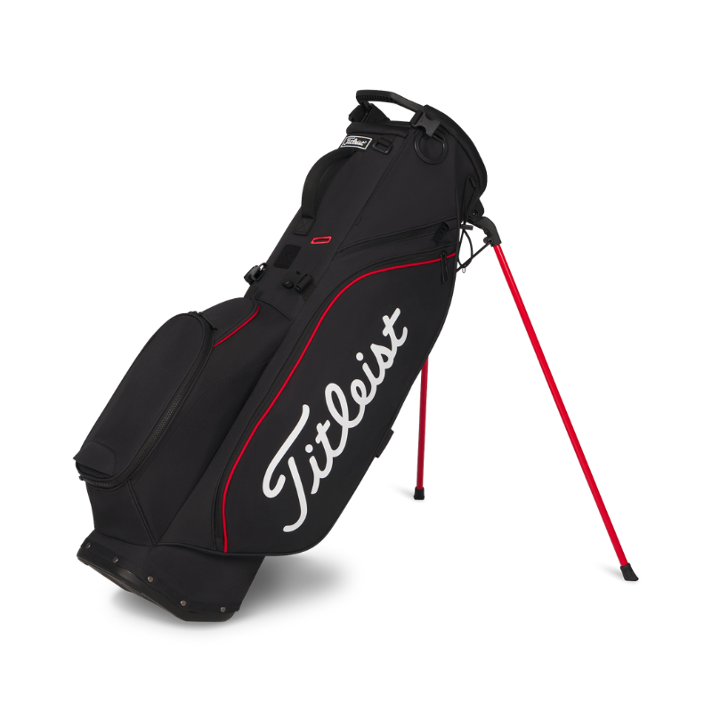 Golfbag Titleist Players S4 Svart/Röd Bärbag