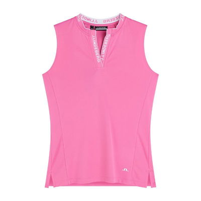 J Lindeberg Golf Leya Sleeveless Top Azalea Pink
