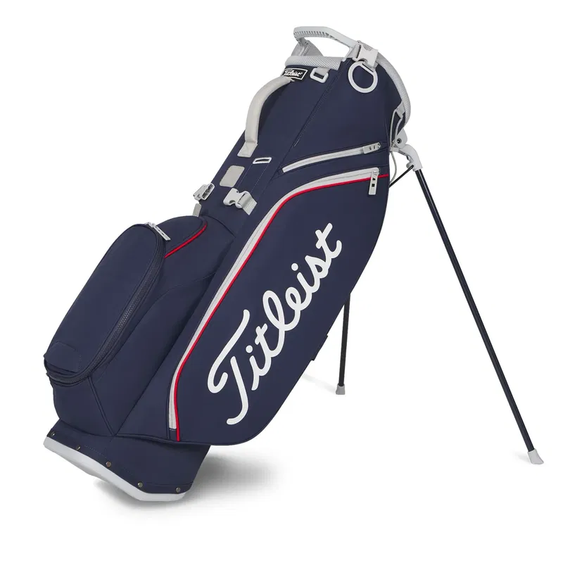 Golfbag Titleist Players S4 Navy/Röd Bärbag